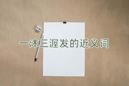 一沐三渥发的近义词