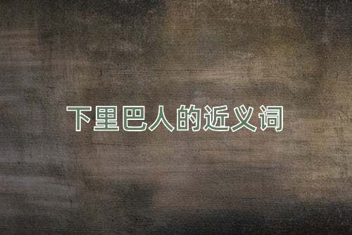 下里巴人的近义词