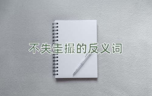 不失圭撮的反义词