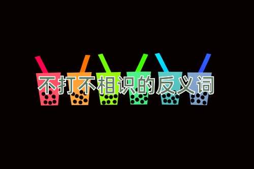 不打不相识的反义词