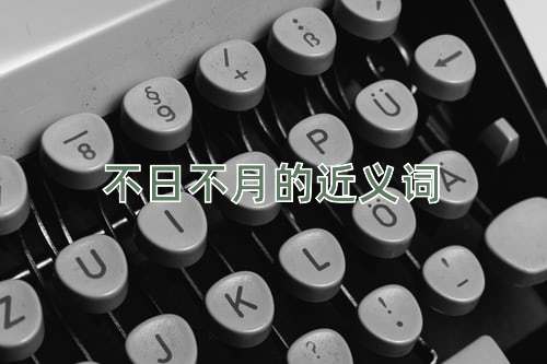 不日不月的近义词
