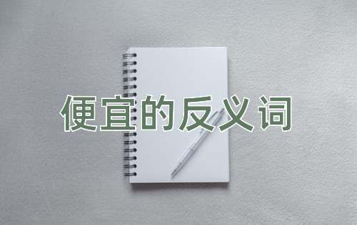 便宜的反义词