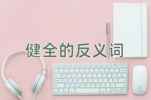 健全的反义词