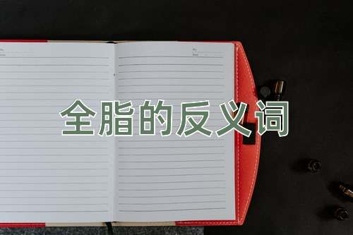全脂的反义词