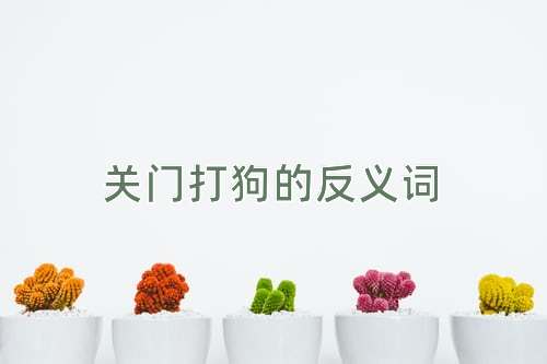 关门打狗的反义词
