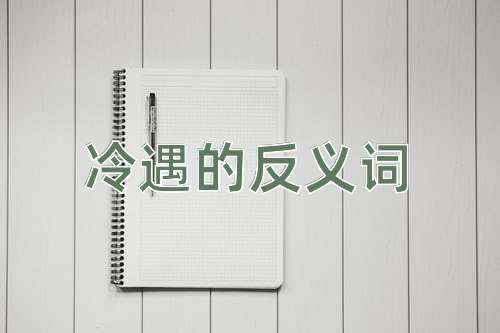 冷遇的反义词