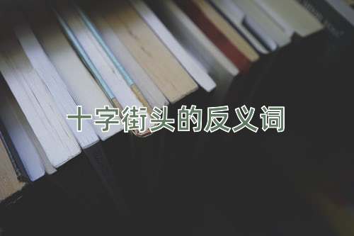 十字街头的反义词