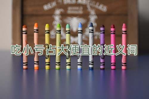 吃小亏占大便宜的近义词