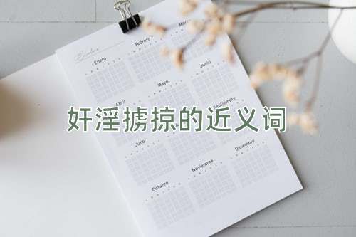 奸淫掳掠的近义词
