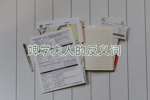 婢学夫人的反义词