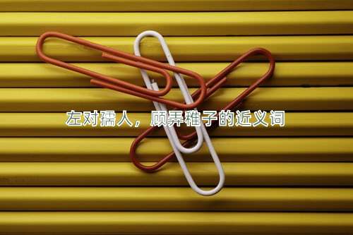左对孺人，顾弄稚子的近义词