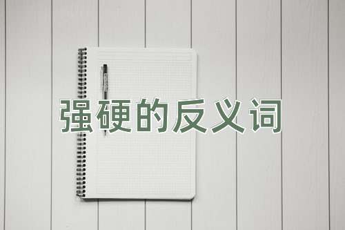 强硬的反义词
