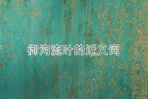 御沟流叶的近义词