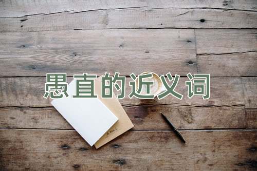 愚直的近义词