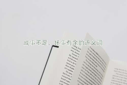 成事不足，坏事有余的近义词