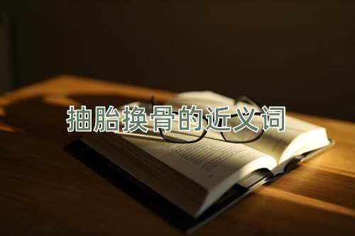 抽胎换骨的近义词