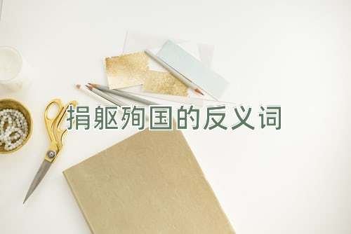 捐躯殉国的反义词