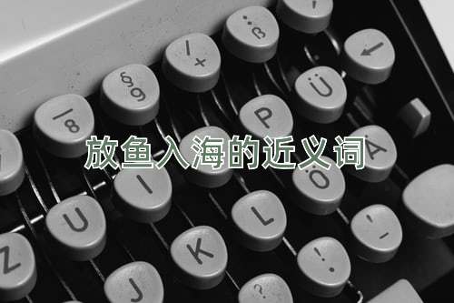 放鱼入海的近义词