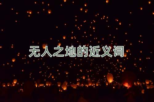 无人之地的近义词