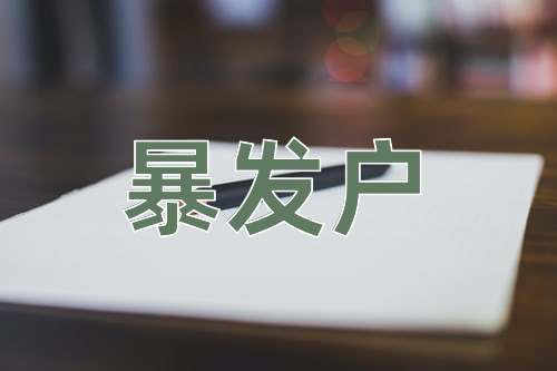 成语暴发户