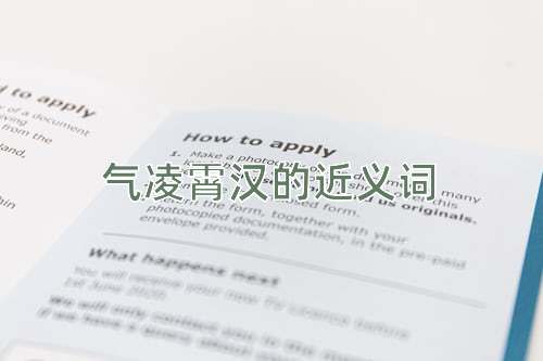 气凌霄汉的近义词