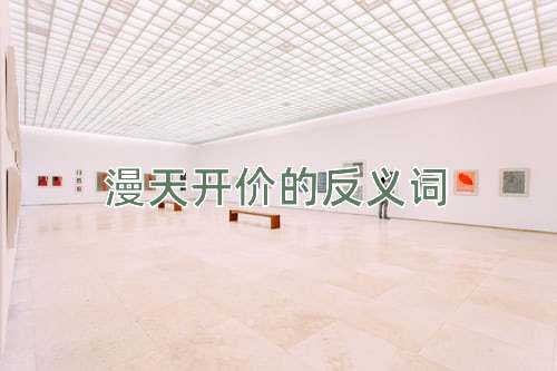 漫天开价的反义词