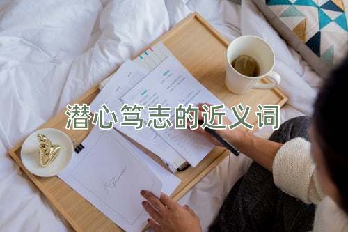 潜心笃志的近义词