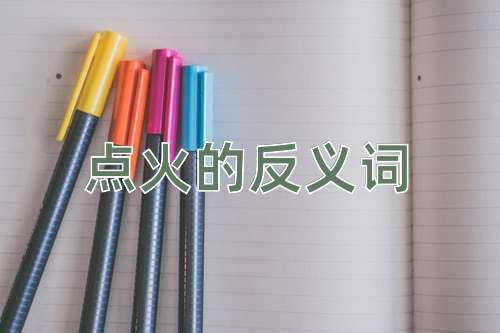 点火的反义词