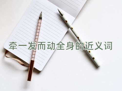 牵一发而动全身的近义词