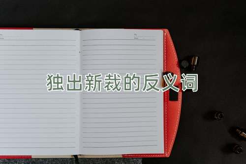 独出新裁的反义词