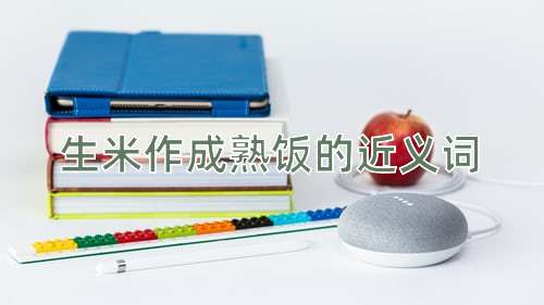 生米作成熟饭的近义词