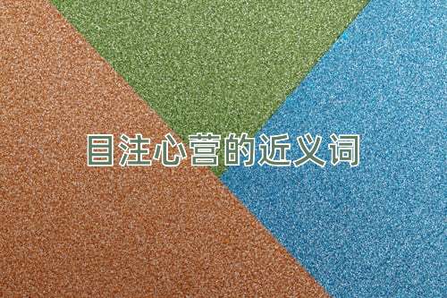 目注心营的近义词
