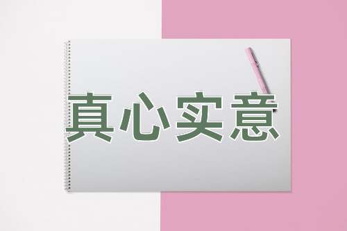 成语真心实意