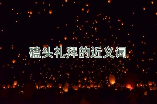 磕头礼拜的近义词