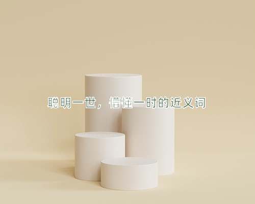 聪明一世，懵懂一时的近义词