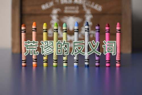 荒谬的反义词