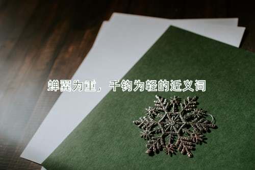 蝉翼为重，千钧为轻的近义词
