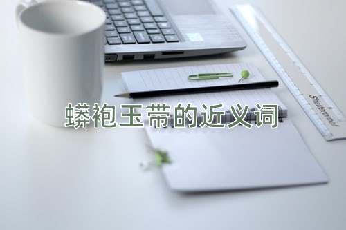 蟒袍玉带的近义词