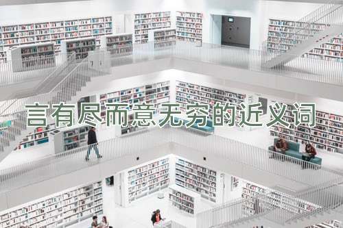 言有尽而意无穷的近义词