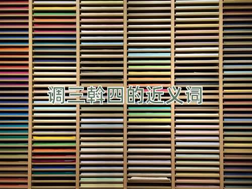 调三斡四的近义词