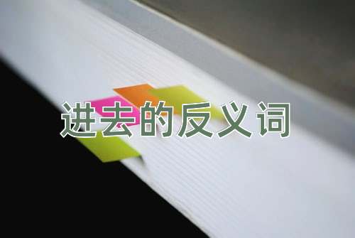 进去的反义词