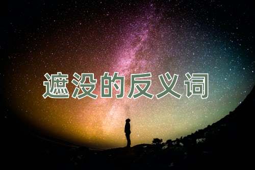 遮没的反义词
