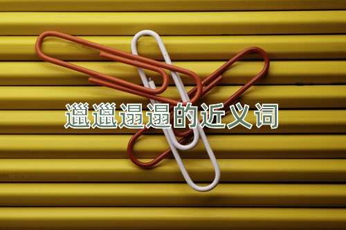 邋邋遢遢的近义词