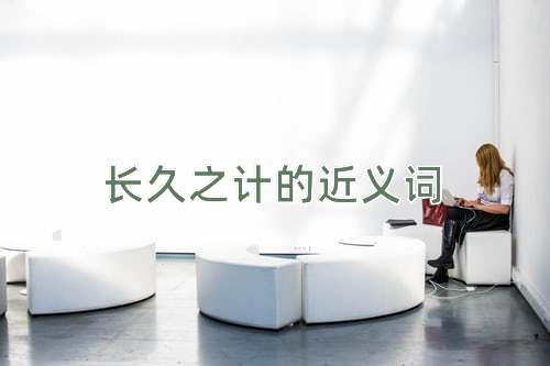 长久之计的近义词