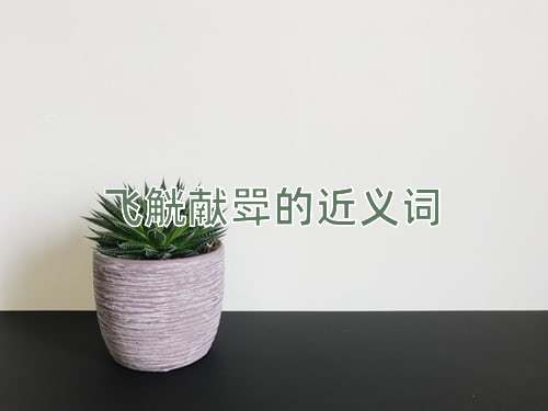 飞觥献斝的近义词