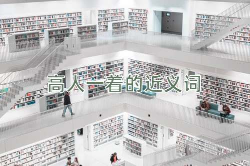 高人一着的近义词