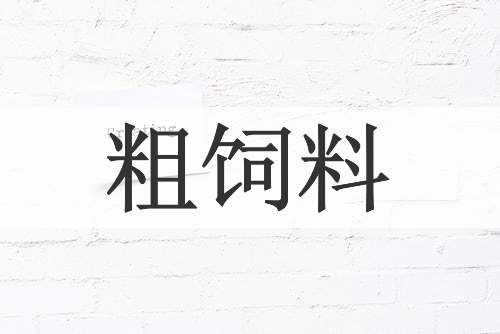 粗饲料