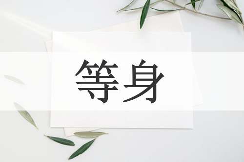 等身