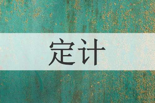 定计