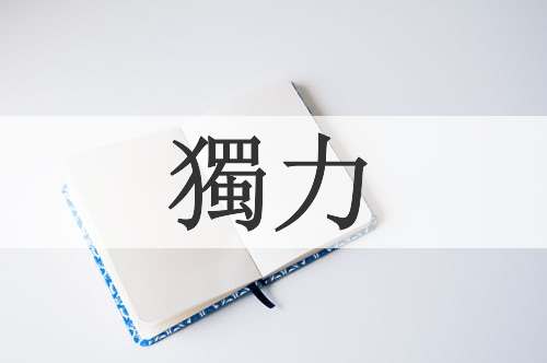 獨力